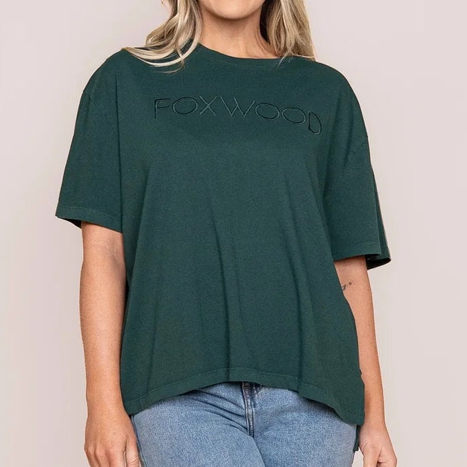 Foxwood Simplified Tee | Forest Green