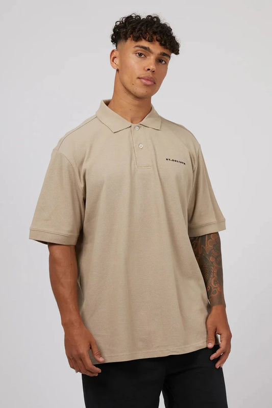 ST GOLIATH ESSENTIAL POLO OATMEAL