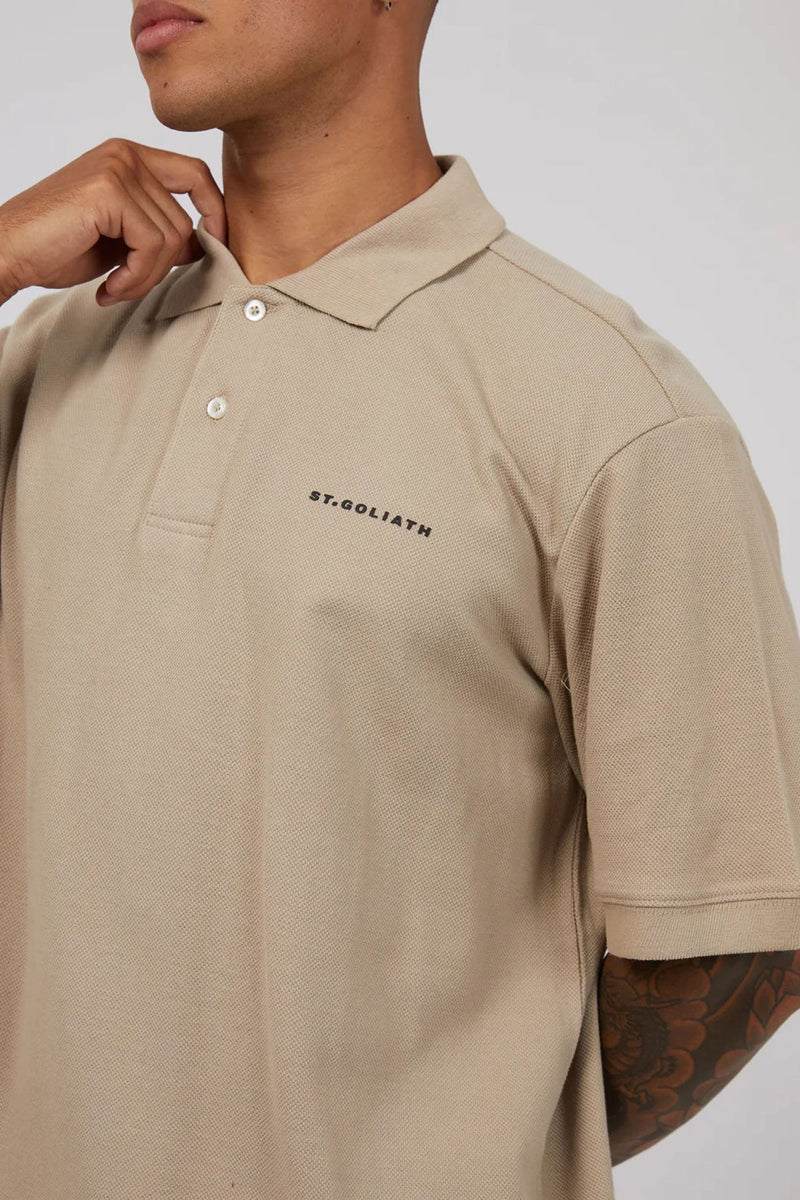 ST GOLIATH ESSENTIAL POLO OATMEAL