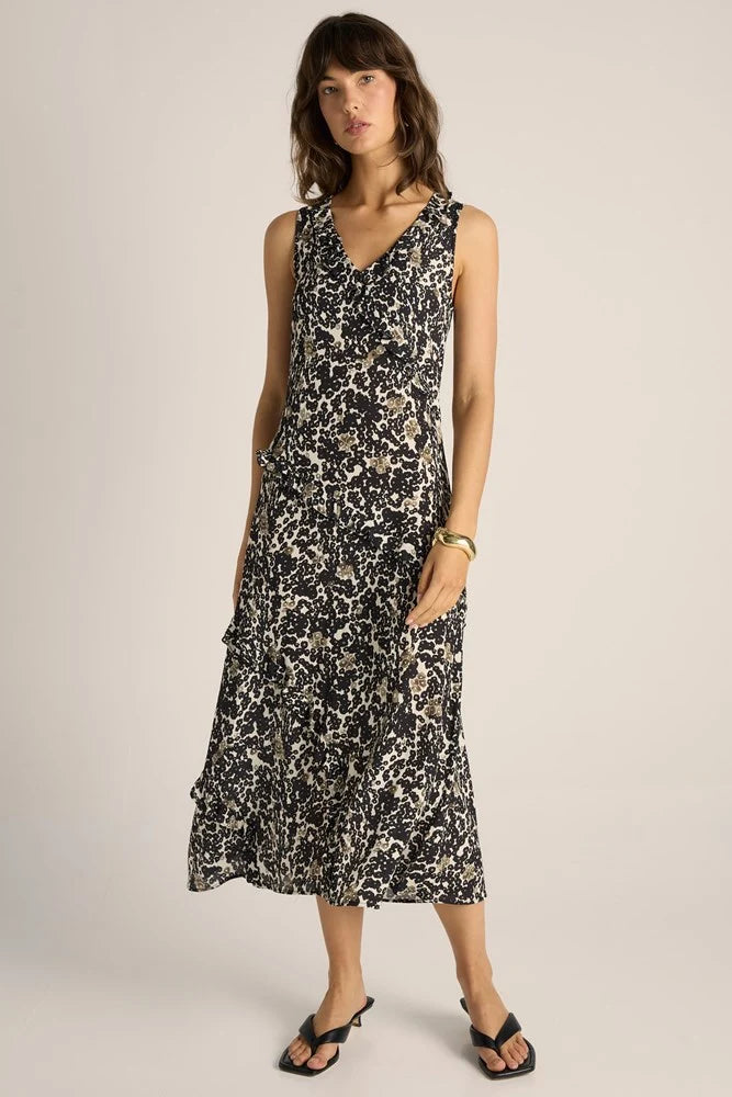 Fate + Becker Jade Ruffle Dress | Floral Animal