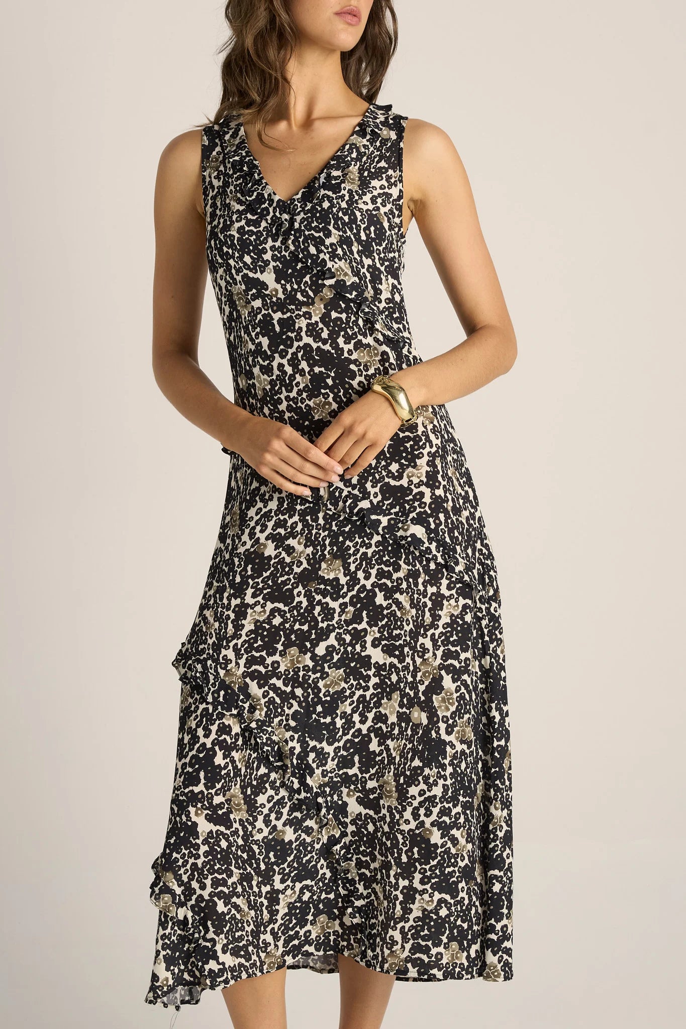 Fate + Becker Jade Ruffle Dress | Floral Animal