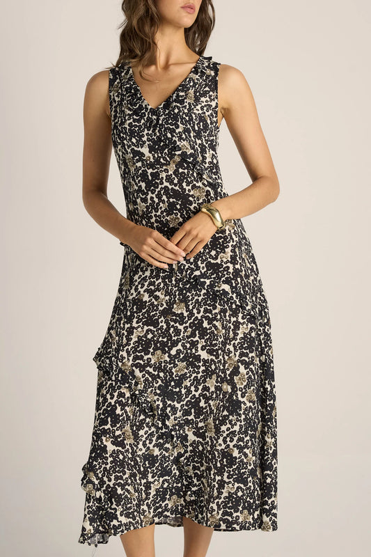 Fate + Becker Jade Ruffle Dress | Floral Animal