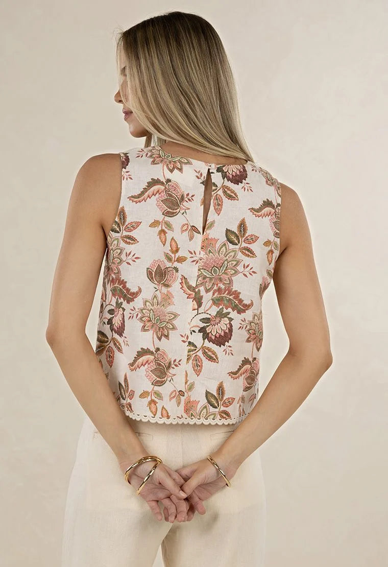 Humidity Bohemian Rose Top | Bohem Print