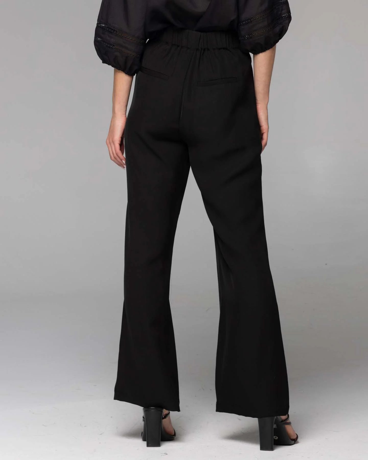 FATE+BECKER HEART & SOUL FLARE PANT BLACK