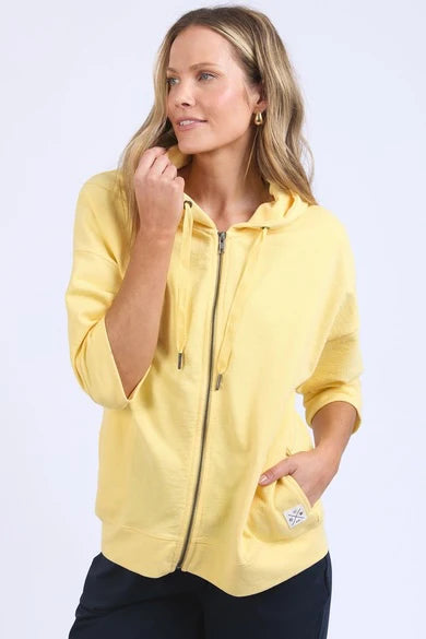 Elm Beachy Zip Hoodie Banana
