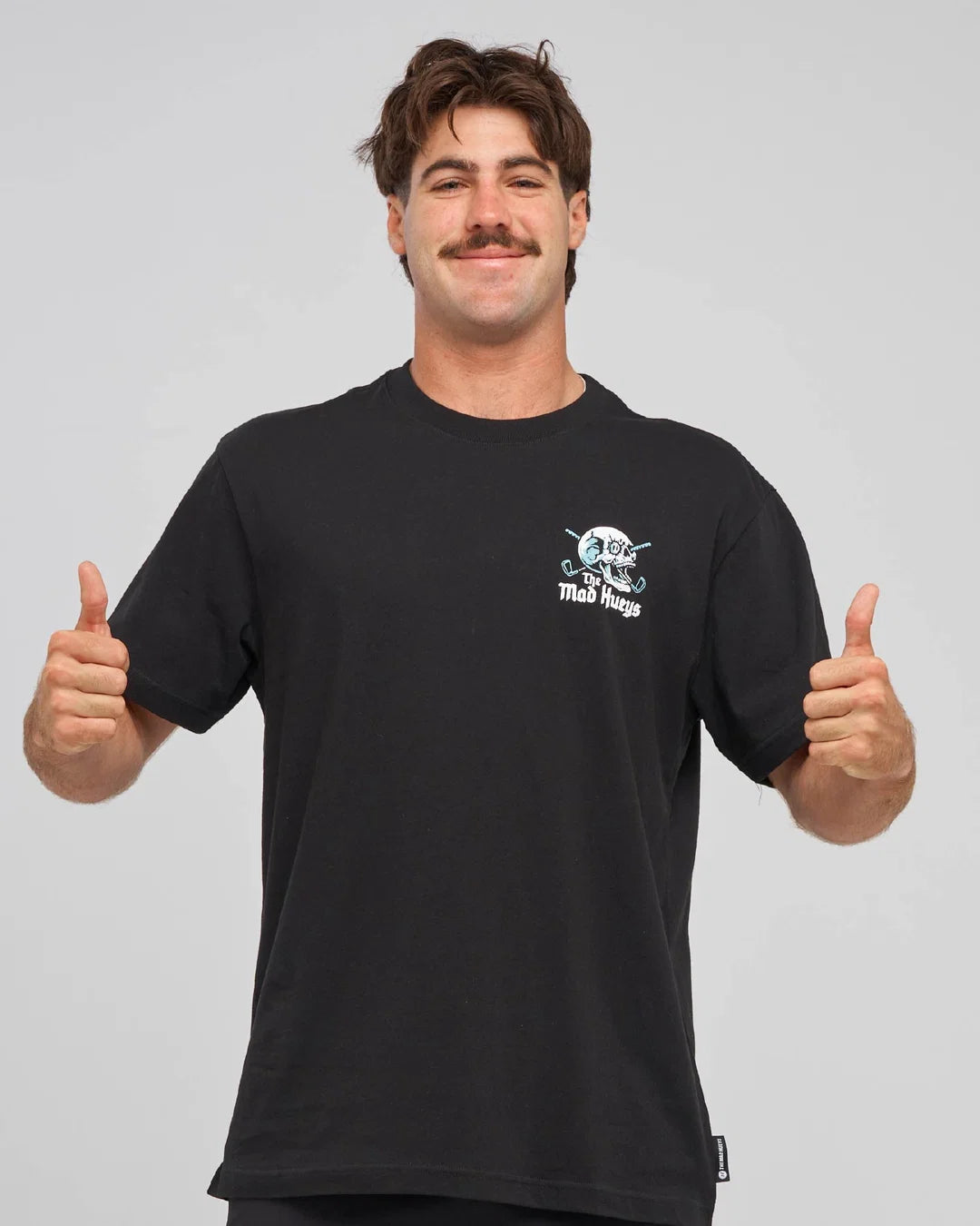 The Mad Hueys Hittin Fk All Short Sleeve Tee | Black