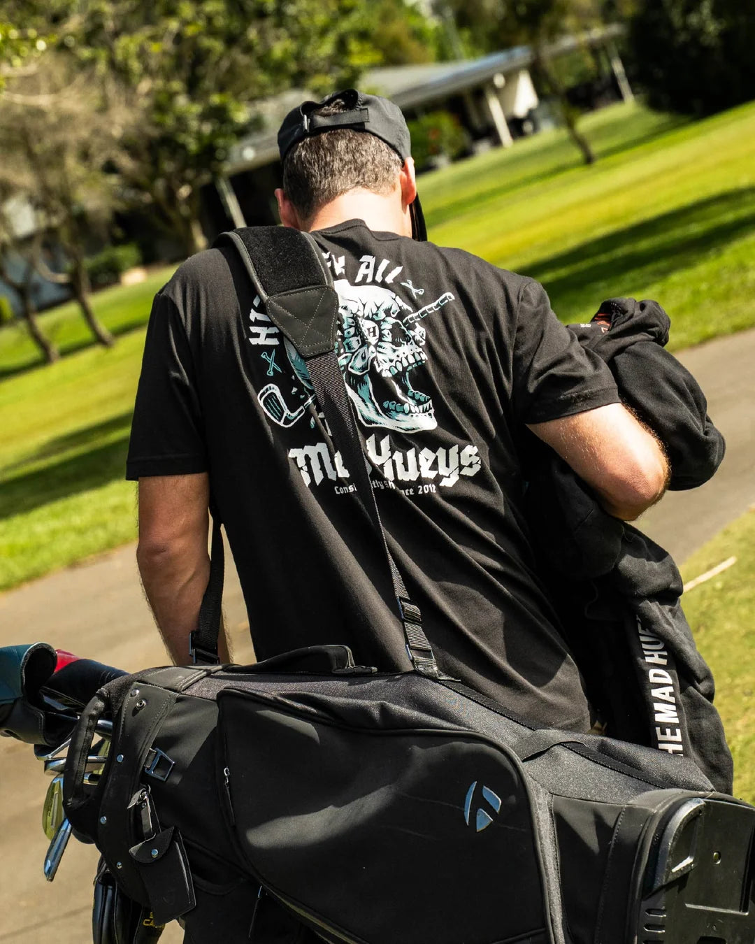 The Mad Hueys Hittin Fk All Short Sleeve Tee | Black