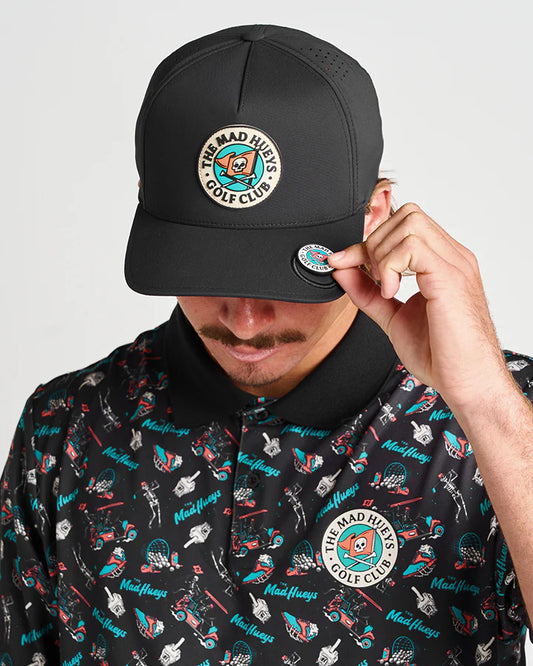 THE MAD HUEYS LOOSE GOLF FLEXFIT 110A BLACK