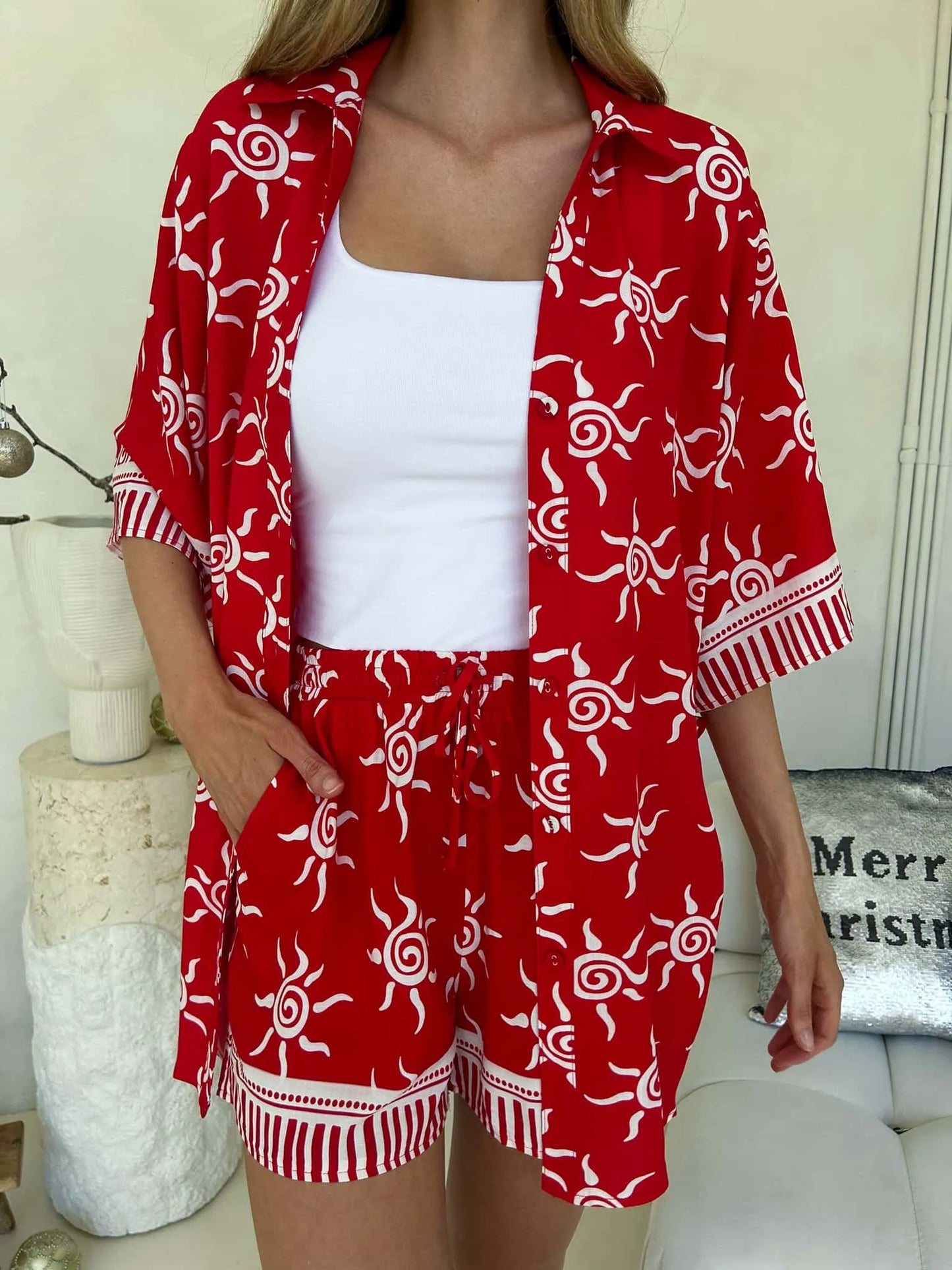 MYLK ARIA SET MYKONOS RED