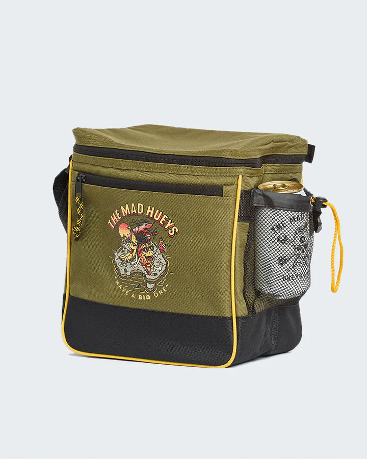 THE MAD HUEYS BIG DAY FOR IT COOLER BAG DUSTY GREEN