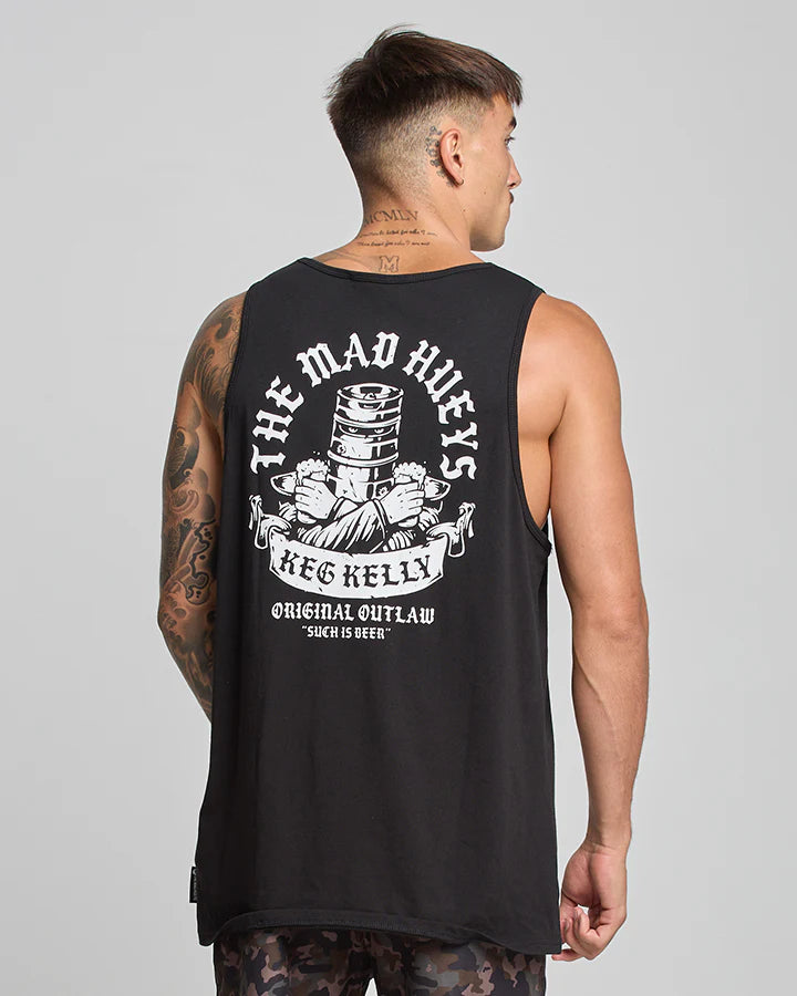 THE MAD HUEYS KEG KELLY TANK BLACK