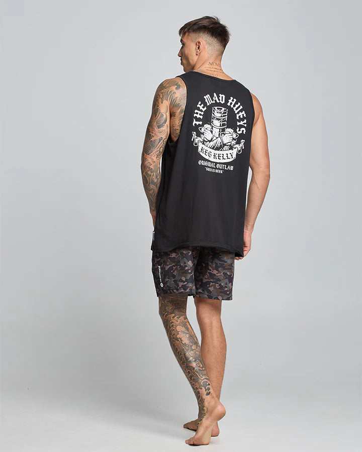 THE MAD HUEYS KEG KELLY TANK BLACK