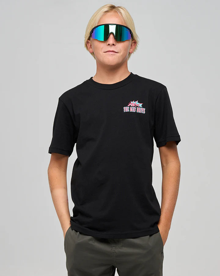 THE MAD HUEYS KING COD CODZILLA YOUTH SS TEE BLACK