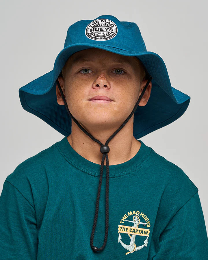 THE MAD HUEYS GOOD LIFE HUEYS YOUTH WIDE BRIM HAT ATLANTIC