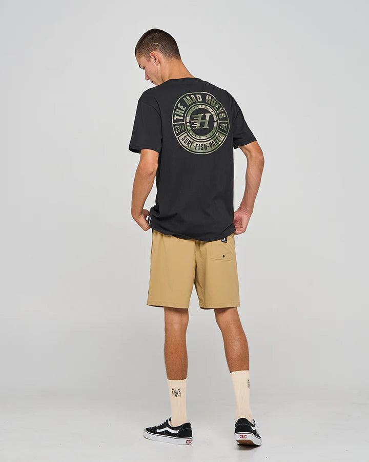 THE MAD HUEYS LIVING HUEYS SS TEE BLACK