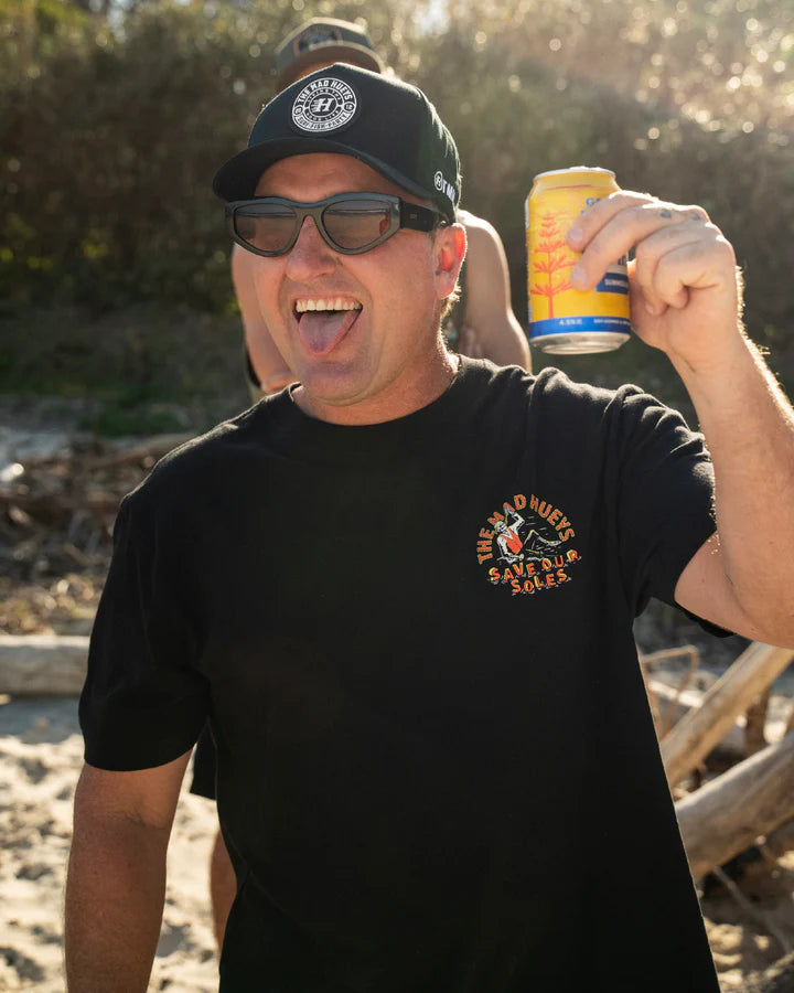 The Mad Hueys Save Our Souls Short Sleeve Tee Black