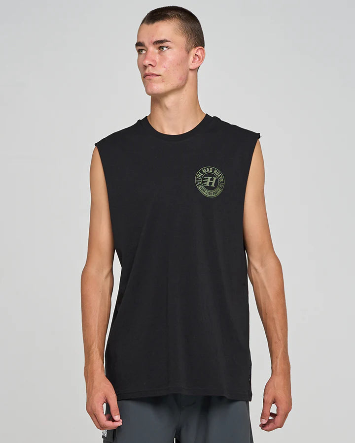 THE MAD HUEYS LIVING HUEYS MUSCLE BLACK