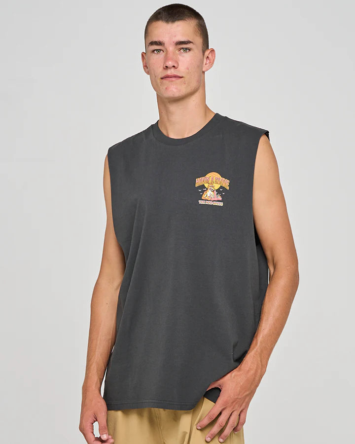 The Mad Hueys Roadie Muscle Vintage Black