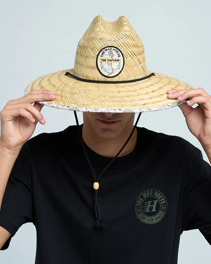 THE MAD HUEYS CROC CAPTAIN STRAW HAT NATURAL