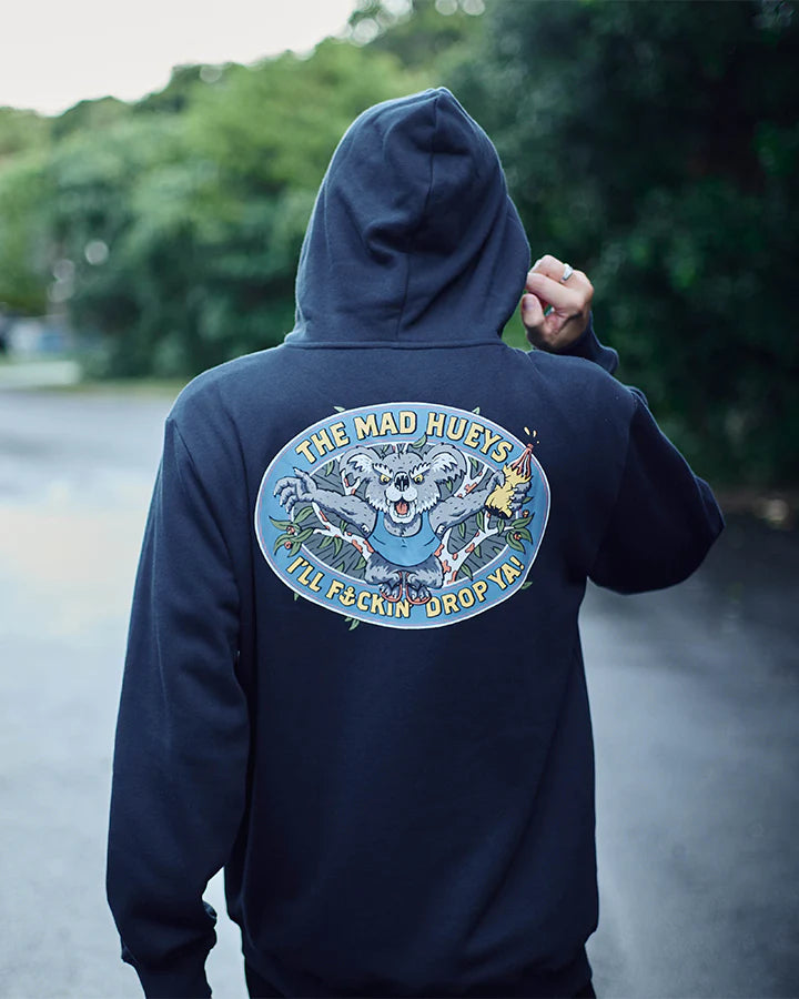 THE MAD HUEYS DROP BEAR PULLOVER NAVY