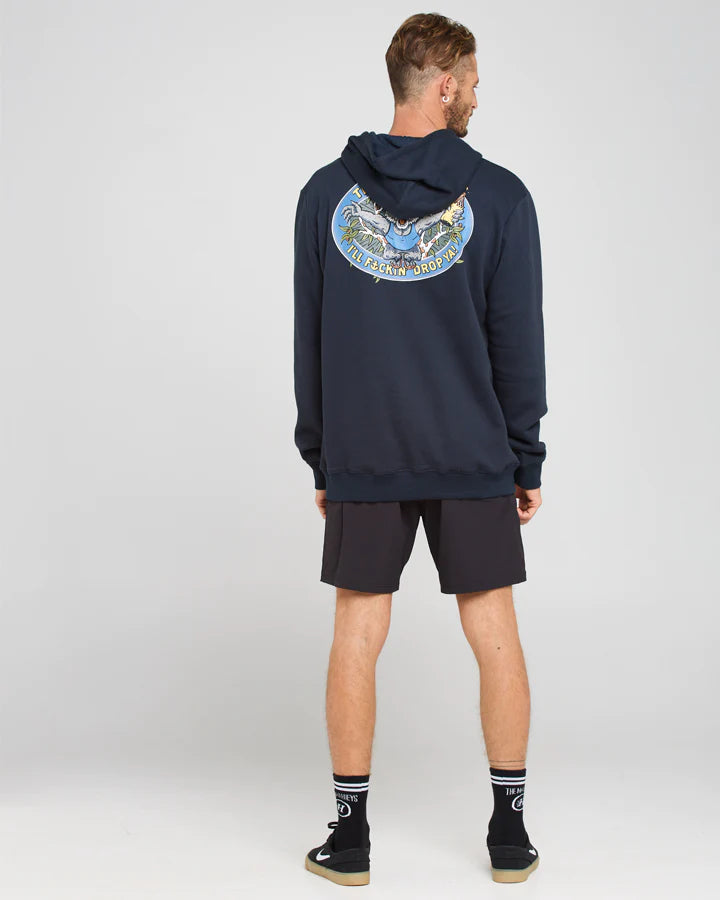 THE MAD HUEYS DROP BEAR PULLOVER NAVY