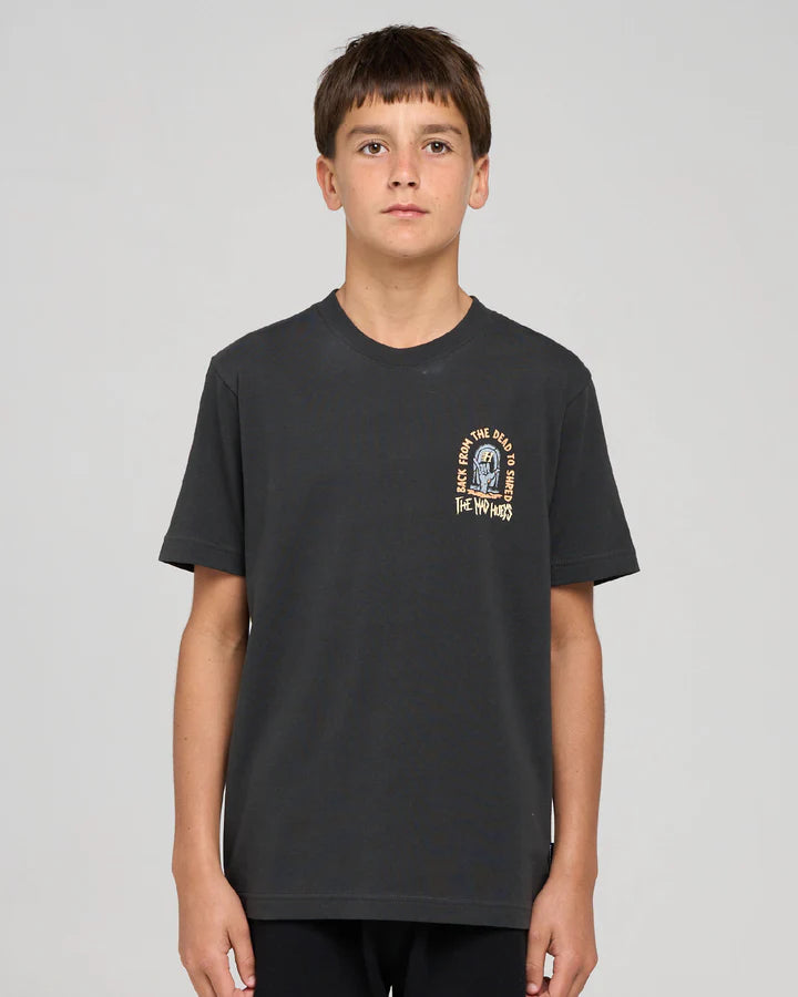 The Mad Hueys Dead Shred Youth Short Sleeve Tee | Vintage Black