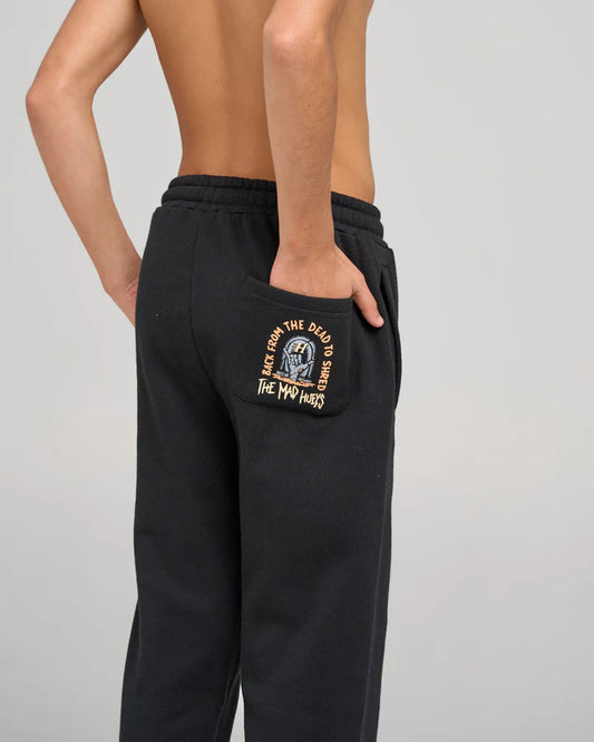 The Mad Hueys Dead Shred Youth Trackpant | Black