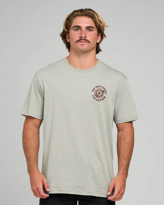 The Mad Hueys Captain Two Faced Short Sleeve Tee | Faded Dust