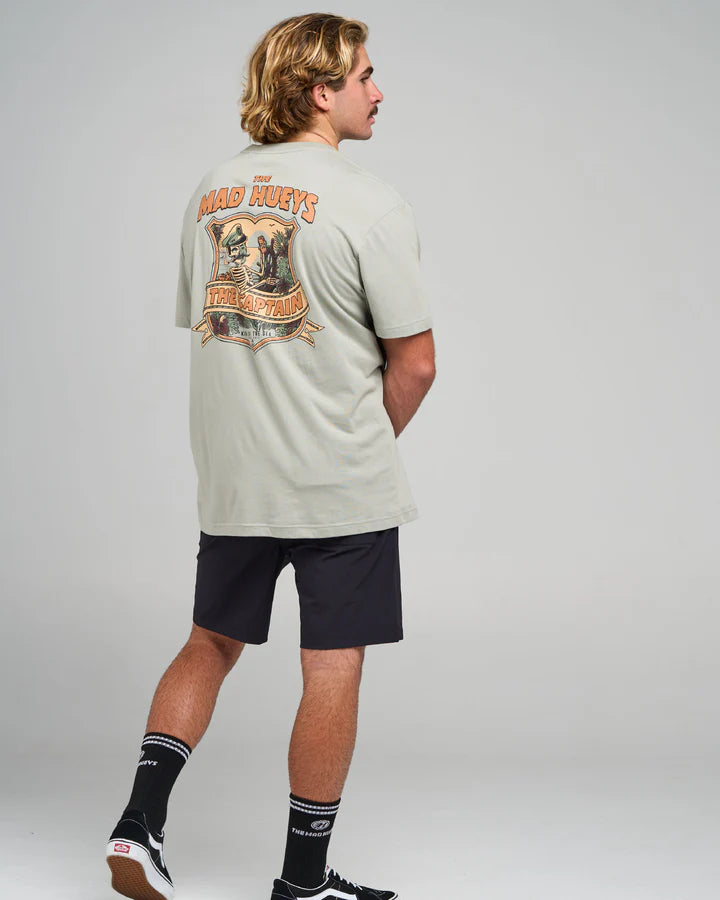 The Mad Hueys Captain Two Faced Short Sleeve Tee | Faded Dust