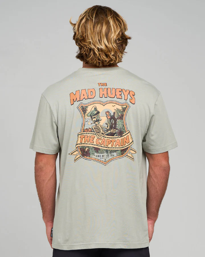 The Mad Hueys Captain Two Faced Short Sleeve Tee | Faded Dust