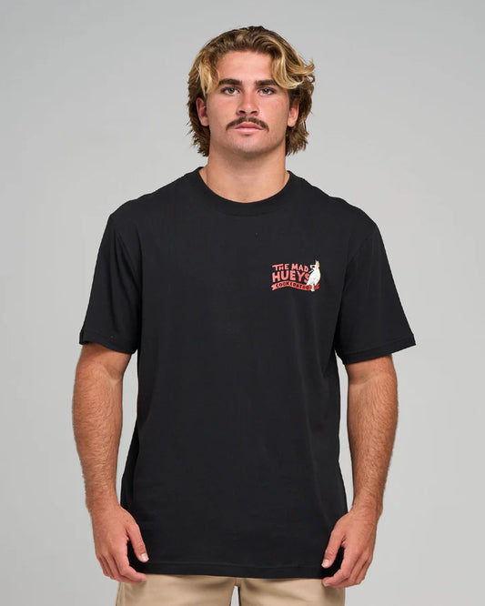 The Mad Hueys Cookedatoo Ahoy Short Sleeve Tee | Black