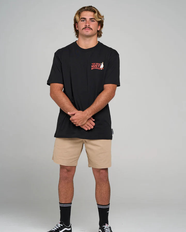 The Mad Hueys Cookedatoo Ahoy Short Sleeve Tee | Black