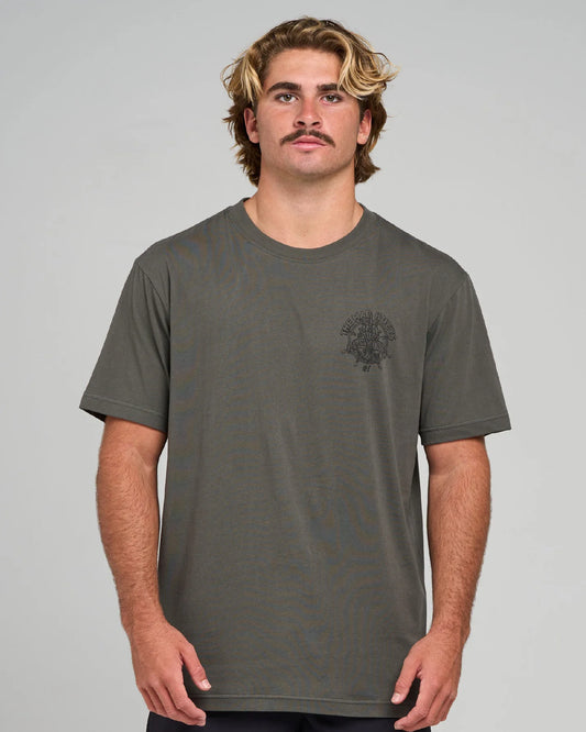 The Mad Hueys Chain Fkrs Short Sleeve Tee | Charcoal