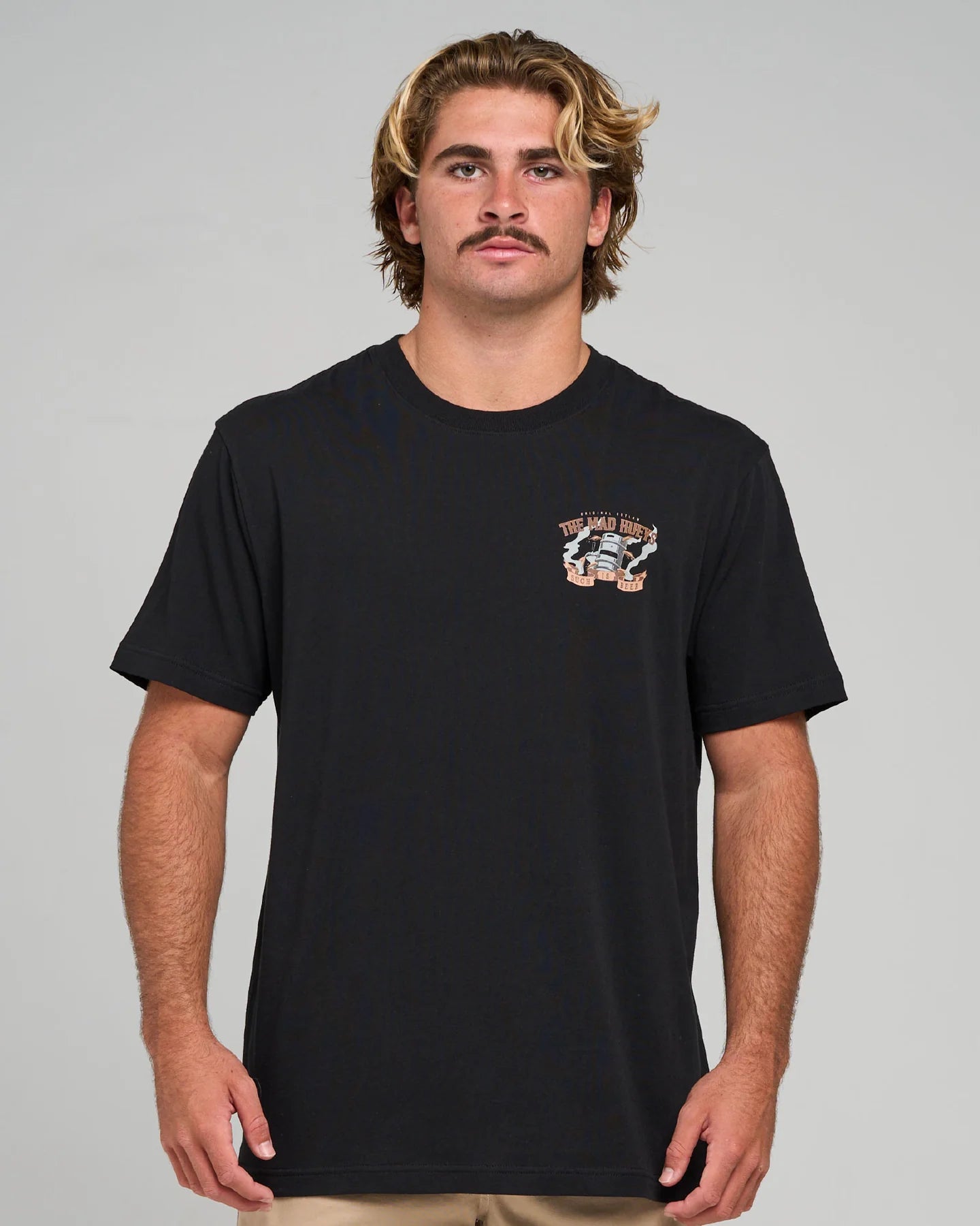 The Mad Hueys Kegs Kelly Short Sleeve Tee | Black