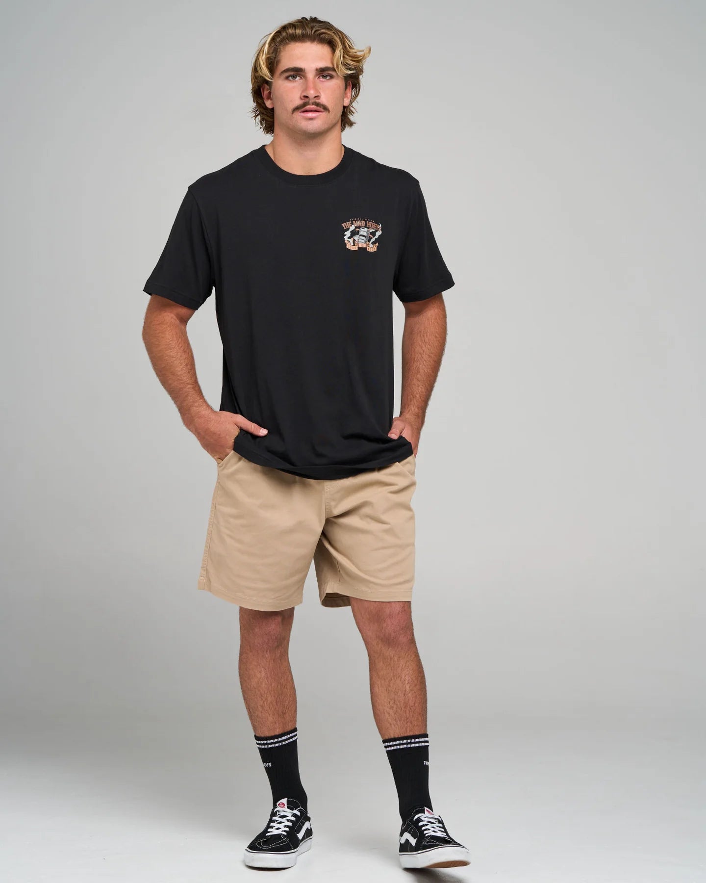 The Mad Hueys Kegs Kelly Short Sleeve Tee | Black