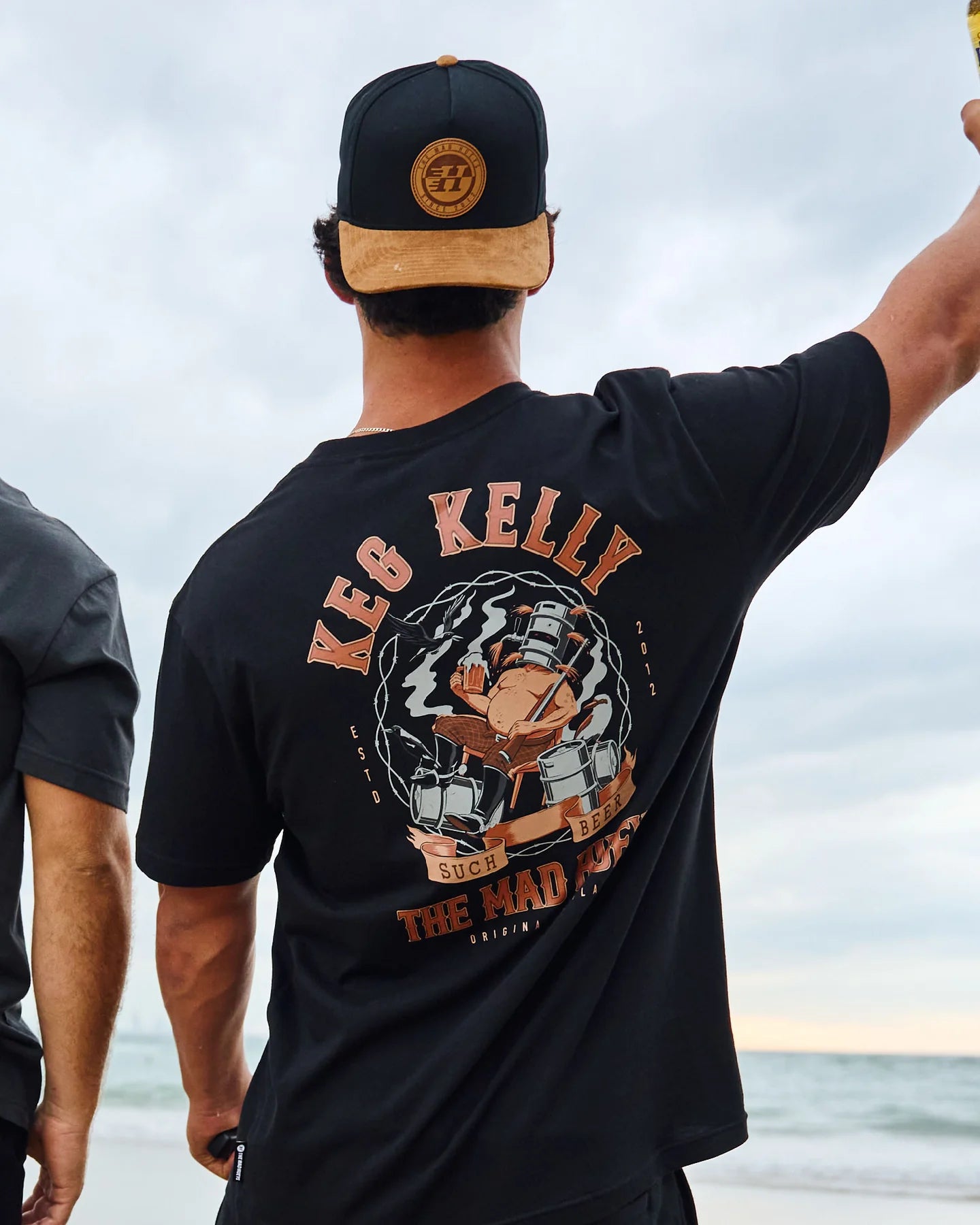 The Mad Hueys Kegs Kelly Short Sleeve Tee | Black