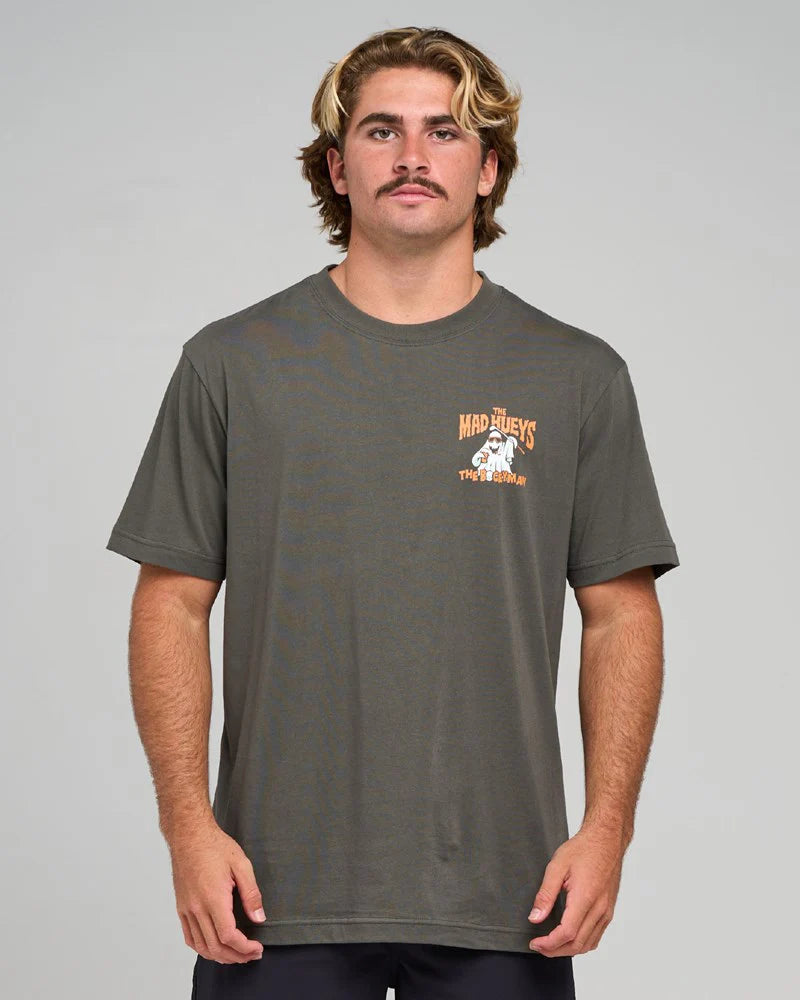 The Mad Hueys Bogeyman Short Sleeve Tee | Charcoal