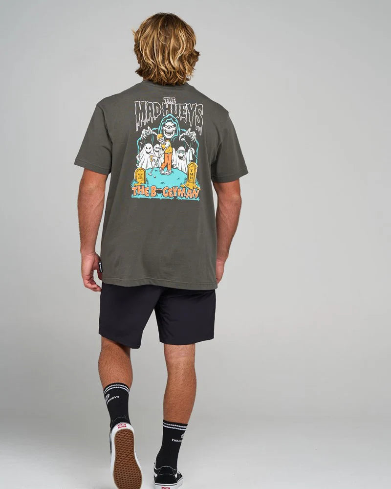 The Mad Hueys Bogeyman Short Sleeve Tee | Charcoal