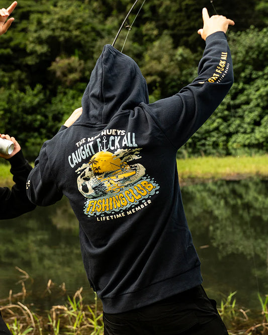 The Mad Hueys Caught FK All Jaw Pullover | Navy