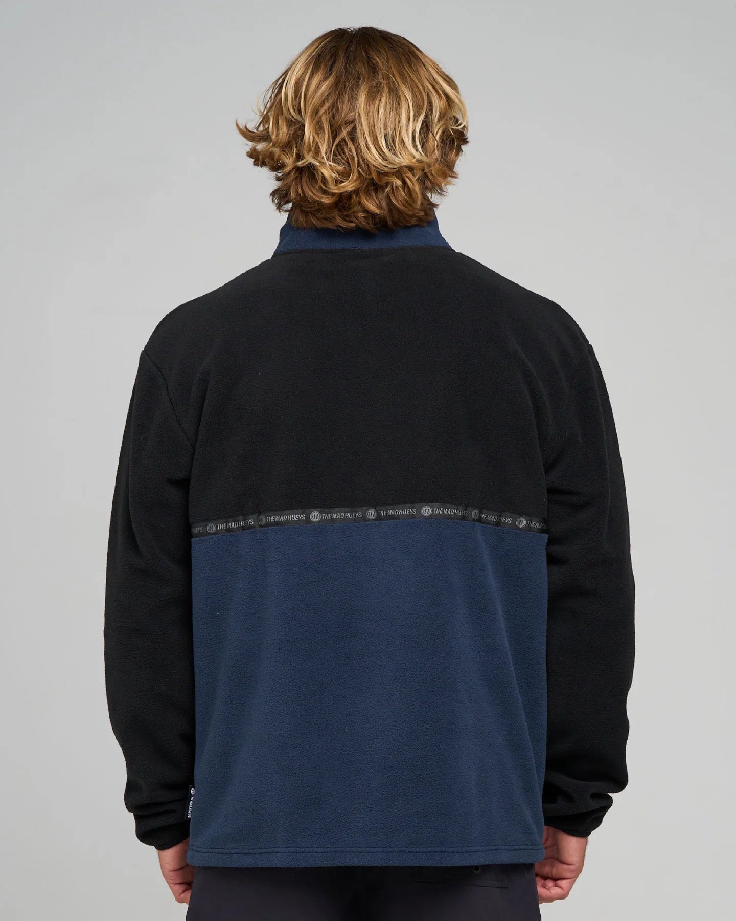The Mad Hueys Tidal Quater Zip | Navy