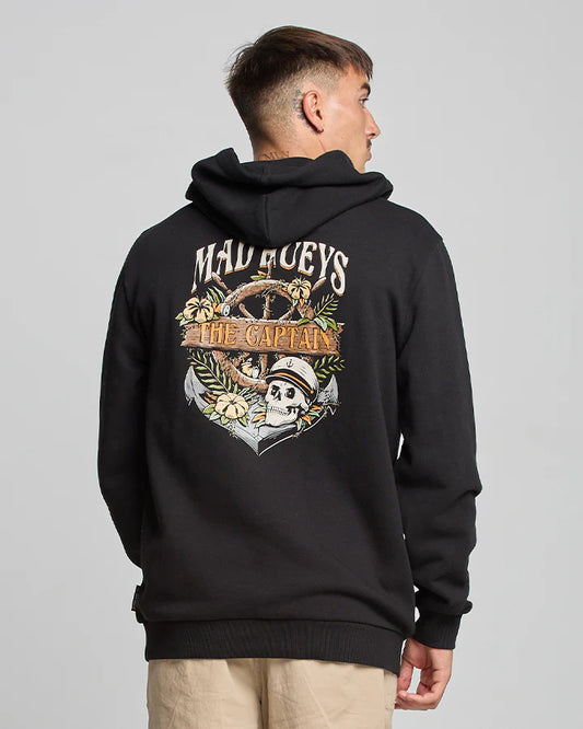 THE MAD HUEYS SHIPWRECKED CAPTAIN PULLOVER BLACK