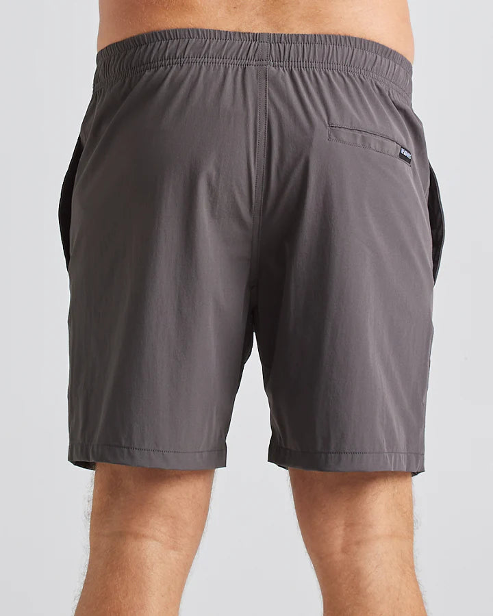THE MAD HUEYS PISS FIT PERFORMANCE SHORT 18" CHARCOAL
