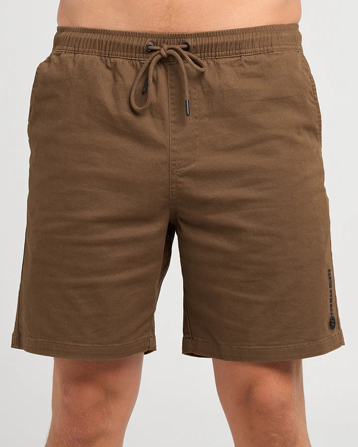 The Mad Hueys Stranded 18" Chino Short | Walnut