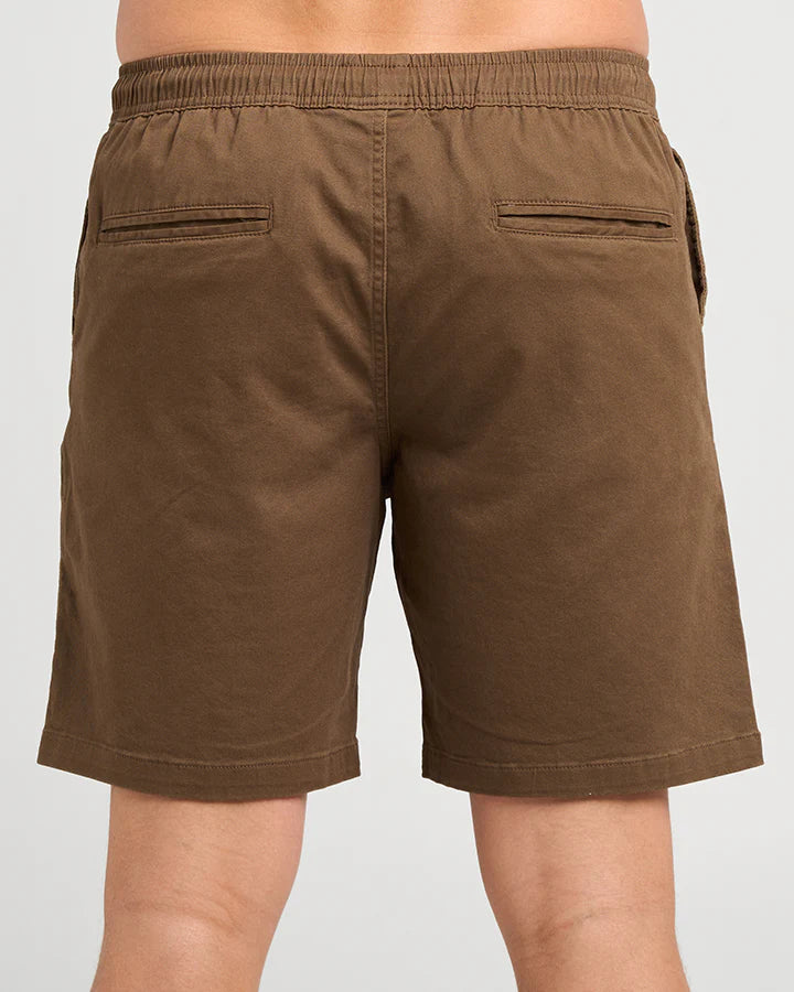 The Mad Hueys Stranded 18" Chino Short | Walnut