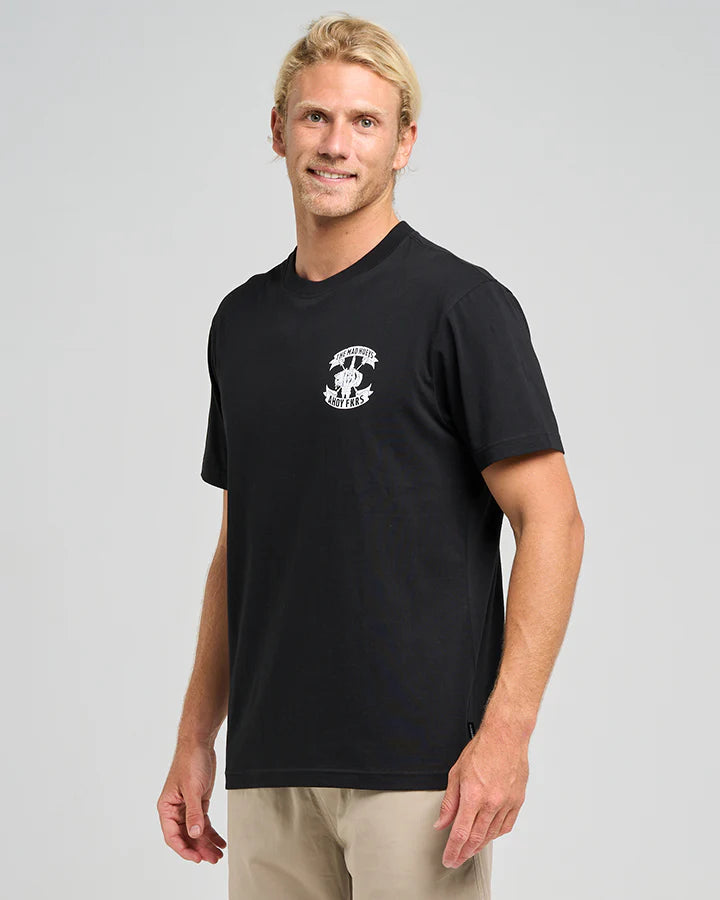 THE MAD HUEYS AHOY FKRS STORM SS TEE BLACK