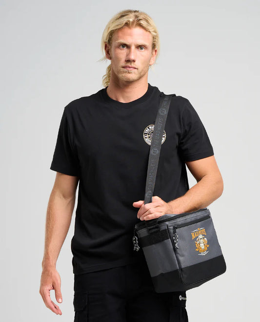 THE MAD HUEYS SUCH IS BEER COOLER BAG CHARCOAL