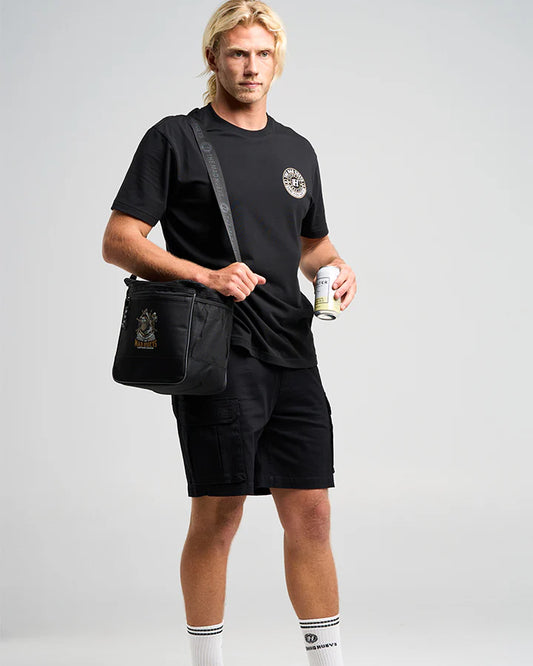 THE MAD HUEYS CAPTAIN SHIP FACED COOLER BAG BLACK