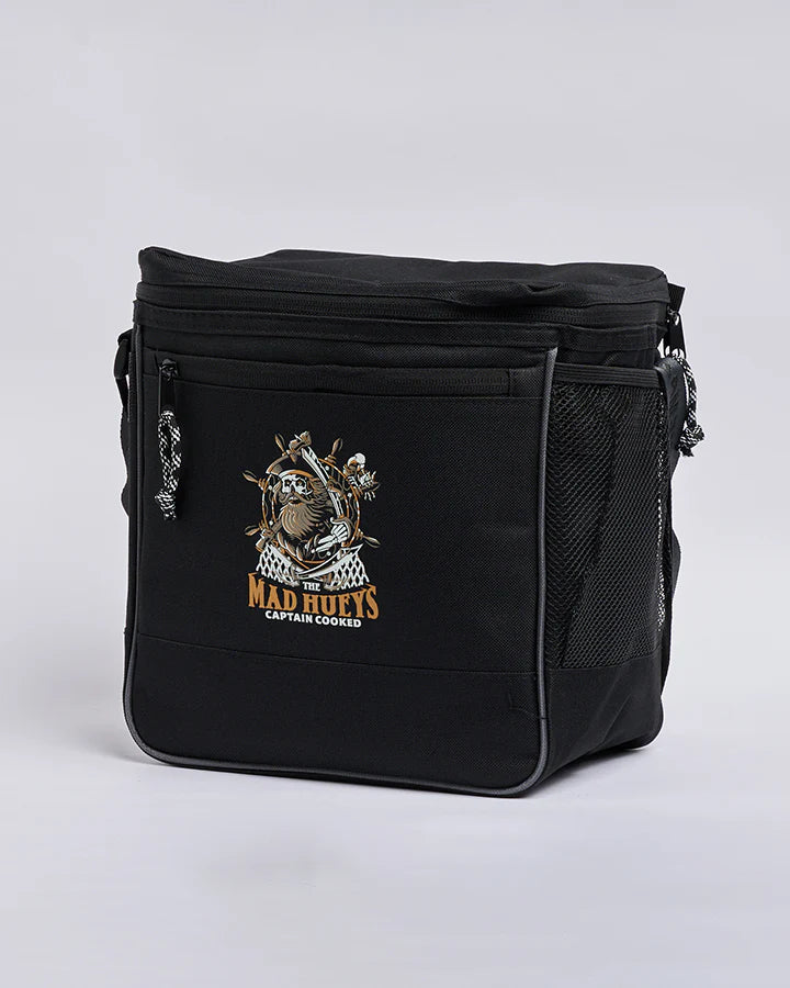 THE MAD HUEYS CAPTAIN SHIP FACED COOLER BAG BLACK