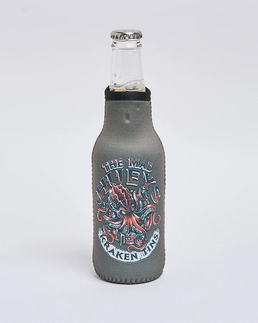 THE MAD HUEYS KRAKEN PORT HOLE TALL STUBBY COOLER OLIVE