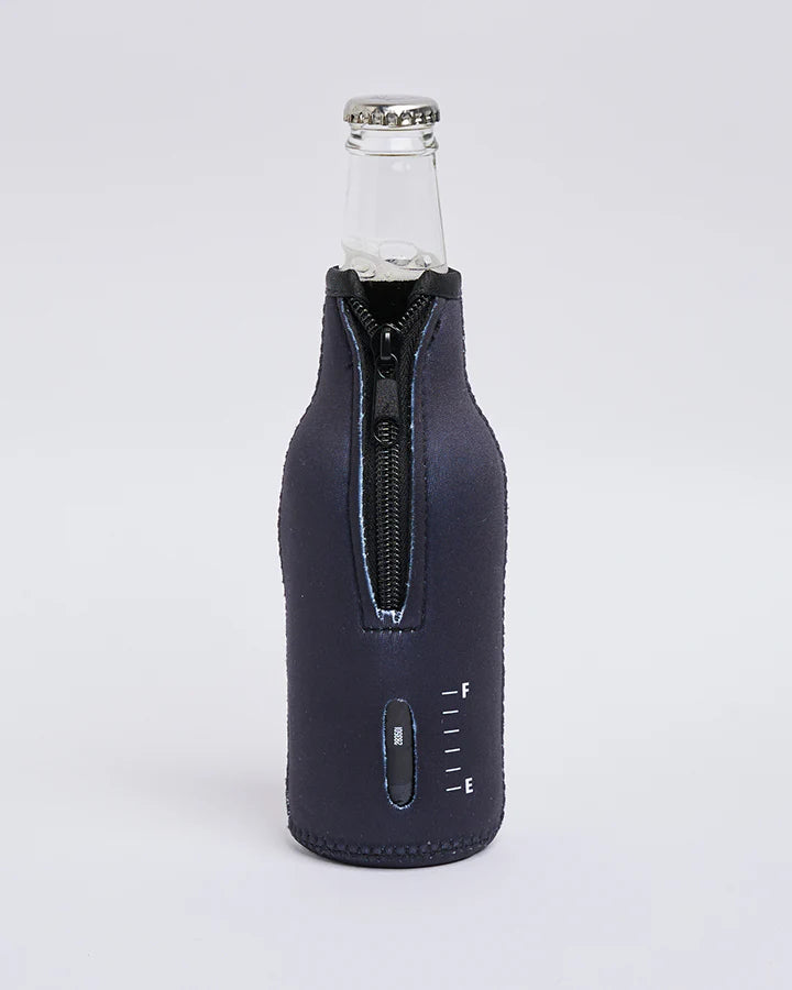 The Mad Hueys Hueys Good Life Womens Slim Tall Stubby Cooler Black